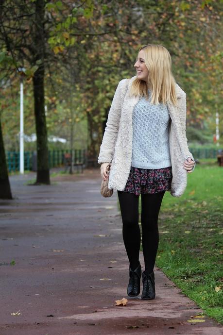 Flowered skirt for autumn Flowered skirt for autumn