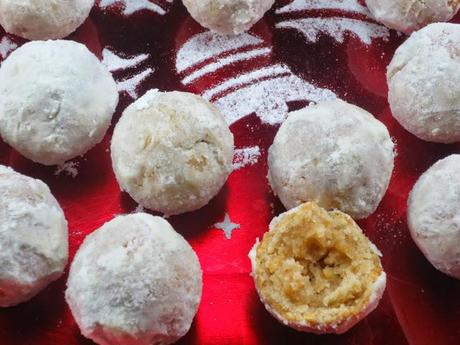 Polvorones copos de nieve