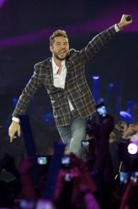 Gala de los Premios 40 Principales Ballantine’s 2014 David Bisbal se llevó dos premios, al mejor álbum y a la mejor gira internacional.