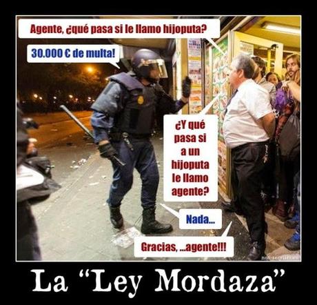 La corrupción que nos invade y la “ley mordaza”.