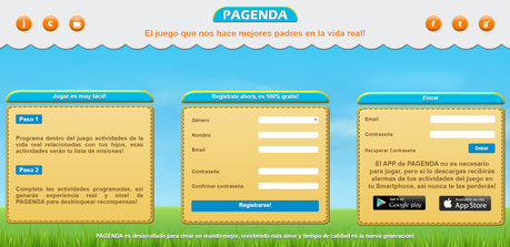 Pagenda. Un juego para ser mejores padres Pagenda. Un juego para ser mejores padres