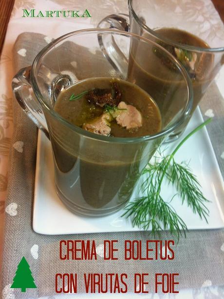 Crema De Boletus Con Virutas De Foie Crema De Boletus Con Virutas De Foie