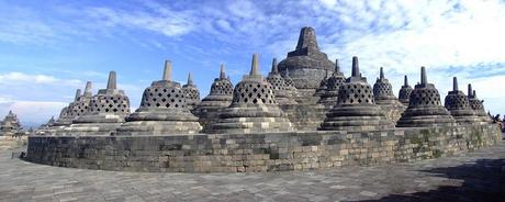 Borobudur temple panorama