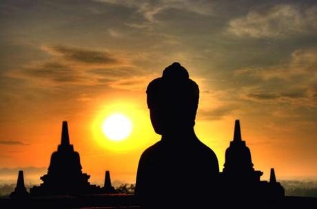 mysterious - hidden for centuries Borobudur