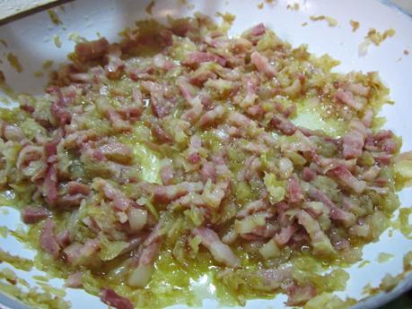 ESPAGUETTIS CON PUERROS TABUENCA, BACON Y NATA ESPAGUETTIS CON PUERROS TABUENCA, BACON Y NATA