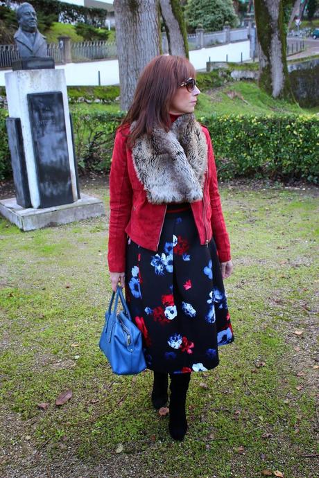 MIS LOOKS - FALDA FLORES MIDI MIS LOOKS - FALDA FLORES MIDI
