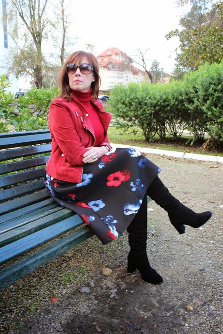 MIS LOOKS - FALDA FLORES MIDI MIS LOOKS - FALDA FLORES MIDI