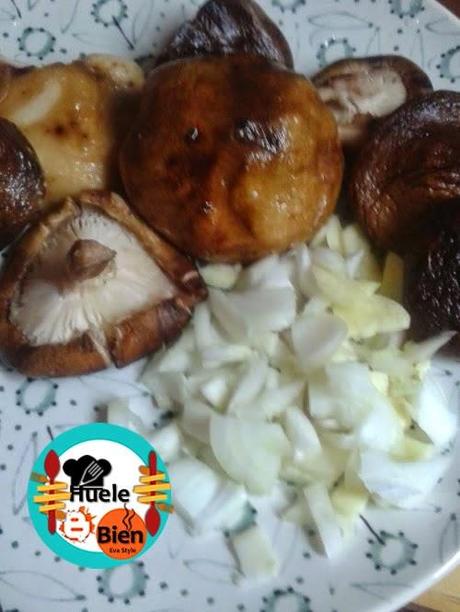 Espuma de setas shiitake Espuma de setas shiitake