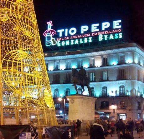 Puerta Sol en Navidad 2014