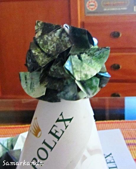 DIY: Árbol de Navidad de papel