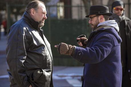 James Gandolfini (Marv) y Michaël R. Roskam (director)