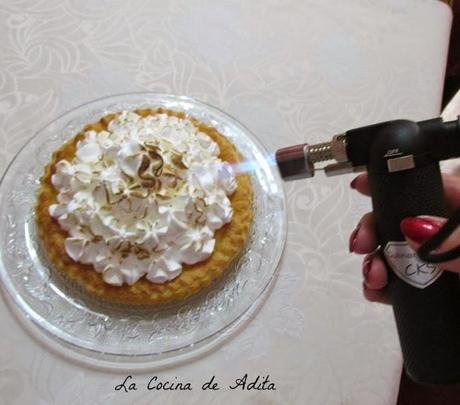 Tarta de lemon curd y merengue