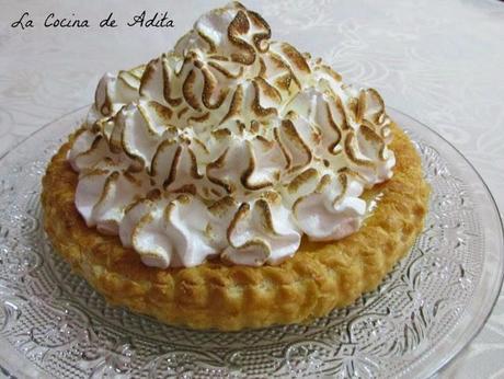 Tarta de lemon curd y merengue