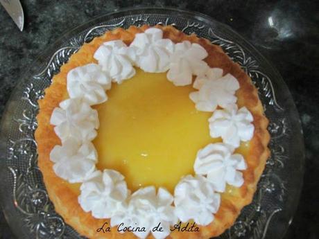 Tarta de lemon curd y merengue