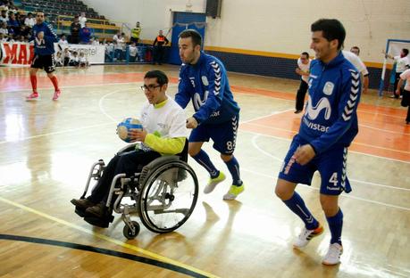 Inter Movistar cierra la Gira Movistar Megacracks de 2014 jugando al futbol sala con 700 escolares de Zamora