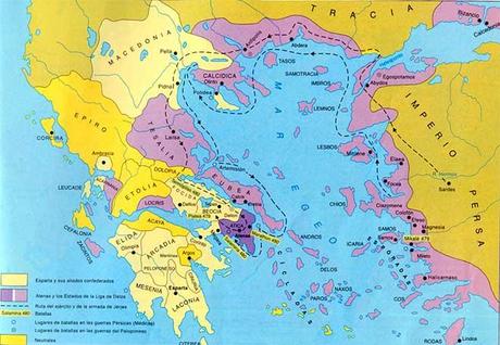 mapa guerras medicas batallas mapa guerras medicas batallas