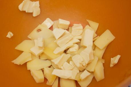 Tortilla de patata, lomo, queso y espárragos verdes Tortilla de patata, lomo, queso y espárragos verdes