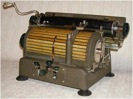 La máquina de escribir con una sola tecla La máquina de escribir con una sola tecla
