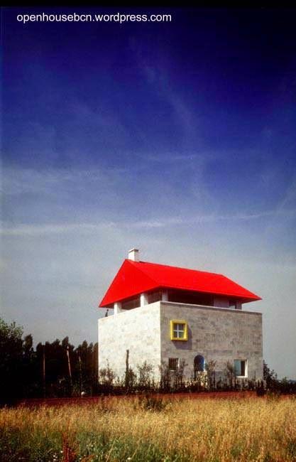 Colores posmodernos en las casas y en el diseño.