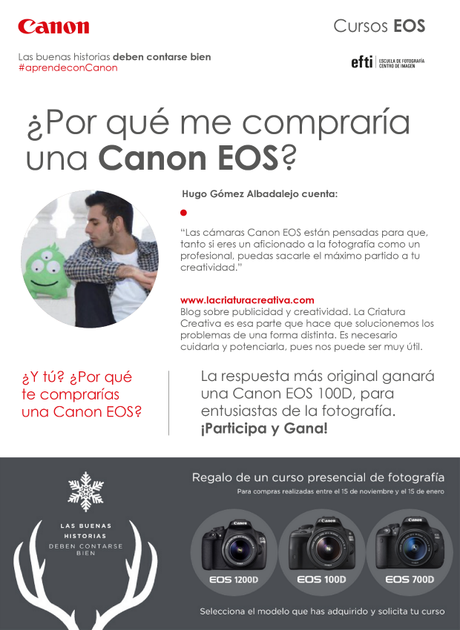 Consigue una Canon EOS D100 en Twitter con #AprendeConCanon CANON-EOS-LACRIATURACREATIVA2