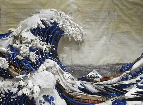Exprimiendo nuestro entorno, arte reciclado. arte-reciclado-noticias-totenart