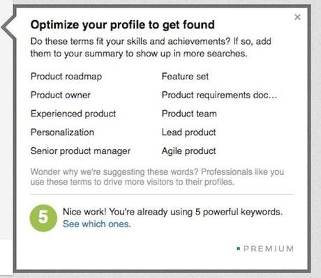 Próximamente cambios en el perfil de Linkedin Premium-keywords1
