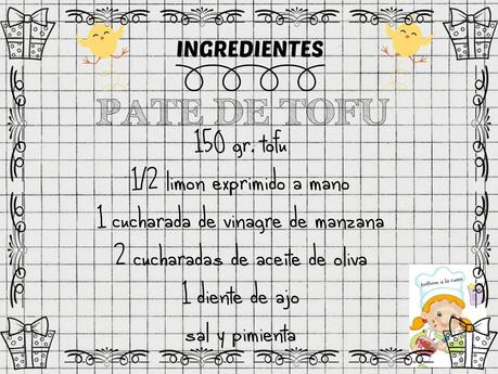 PATE DE TOFU PATE DE TOFU