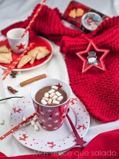 Chocolate a la taza con especias Chocolate a la taza con especias