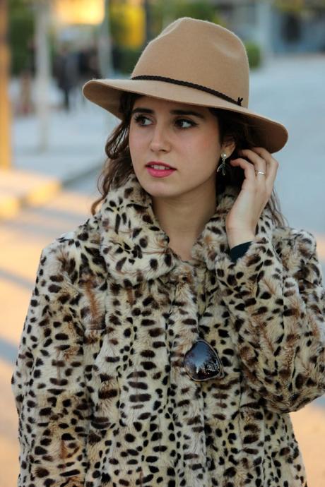 Leopard fur coat Leopard fur coat