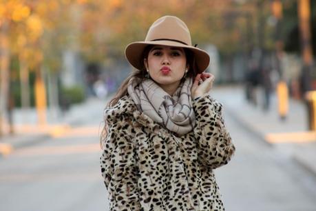 Leopard fur coat Leopard fur coat