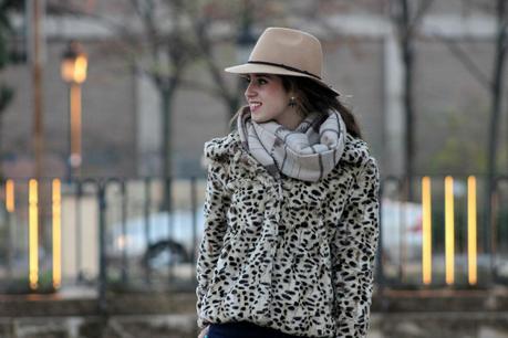 Leopard fur coat Leopard fur coat