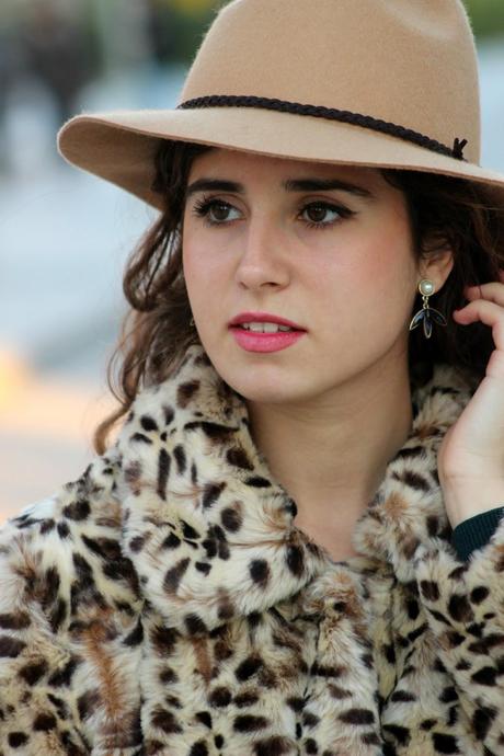 Leopard fur coat Leopard fur coat