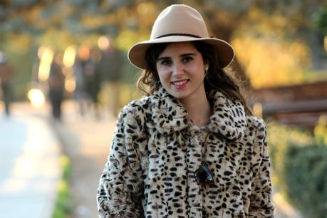 Leopard fur coat Leopard fur coat