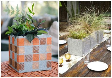 Muebles con bloques de hormigón - Paperblog