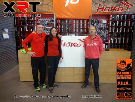 HOKO-ESPORT colaborador oficial del XRT - XTREM RUNNING TEAM en las 24 Horas de Atletismo en Pista de Can Dragó (Barcelona)