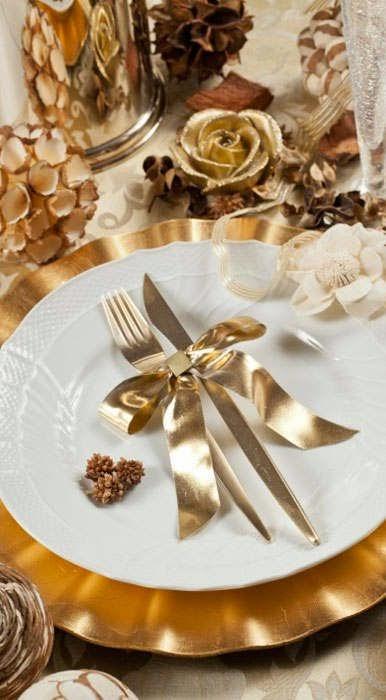 Christmas Table Settings - Ideas de Presentación en la Mesa Navideña