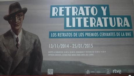 Jorge Guillén en el programa de mano de la exposición Los Premios Cervantes retratados en la BNE o 'No hay mal que por bien no venga'