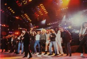 Queen, de la gloria a la tragedia Fotrografía del concierto homenaje a Freddie Mercury