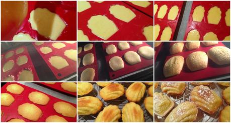 Madeleines con Nueces de Macadamia, Vainilla y Crema de Nata.