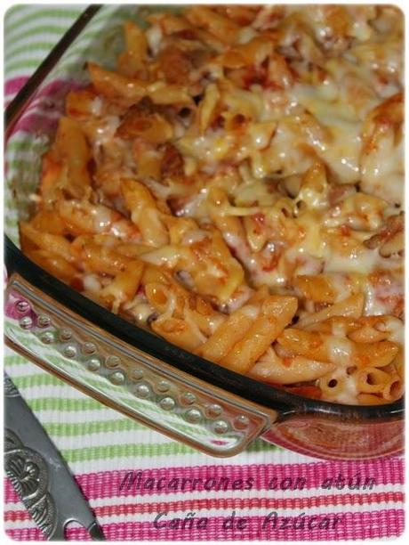 Macarrones con atún en Thermomix