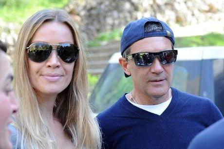 Antonio Banderas y Nicole Kimpel, juntos en Málaga Antonio Banderas y Nicole Kimpel