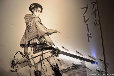 Exposición de SHINGEKI NO KYOJIN en el parque de Ueno