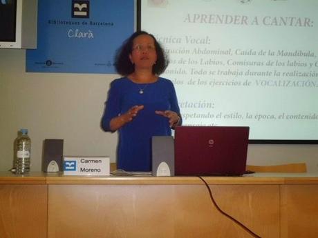 Conferencia: La Técnica Vocal, el Solista y el Coro. Biblioteca Clarà de Barcelona