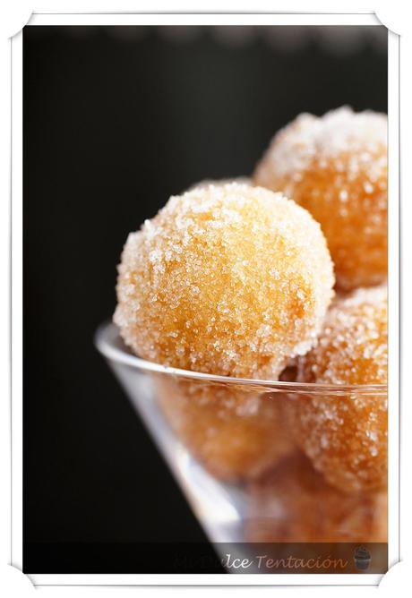 Buñuelos de Yoghourt y Crema de Orujo