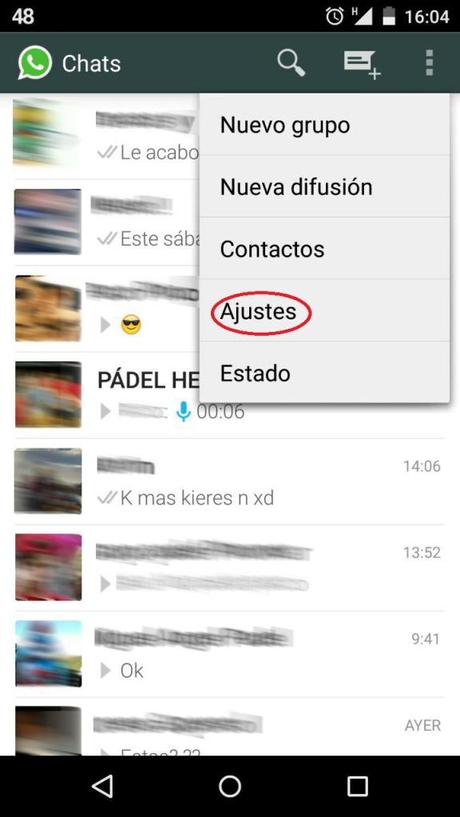 Cómo desactivar el doble check azul en WhatsApp doble check azul