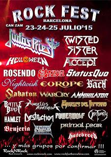 Sabaton, Obituary y Primal Fear se suman al Rock Fest Bcn 2015 Sabaton, Obituary y Primal Fear se suman al Rock Fest Bcn 2015
