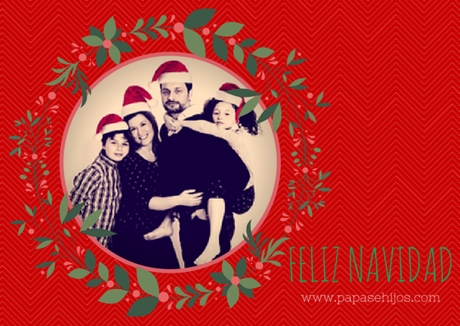 Feliz Navidad Papas e hijos