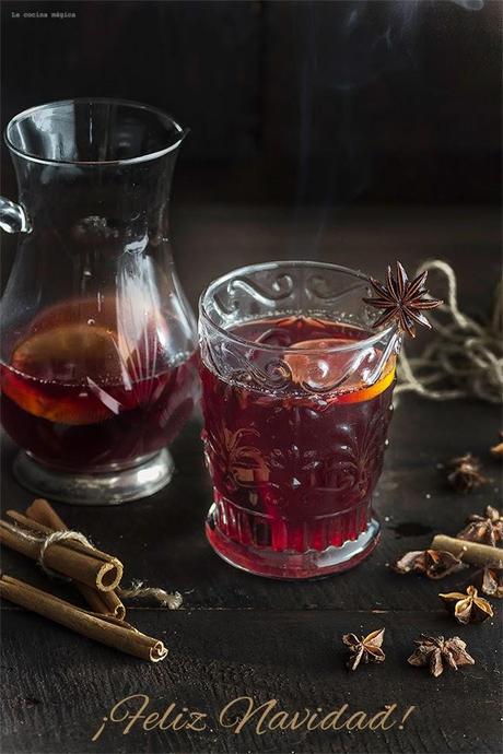 Glühwein, vino caliente especiado para navidad