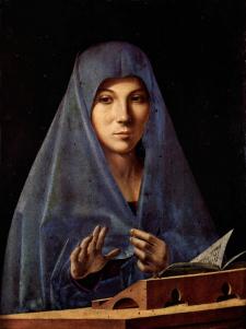 “Los pasos que nos separan” de Marian Izaguirre L'Annunciata de Antonello da Messina