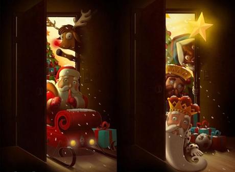 SantApp para hacer más real la visita de Papá Noel o los Reyes Magos Aplicaciones para Navidad